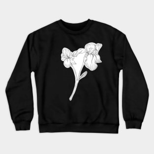 Fleur de Lis Pen Illustration Crewneck Sweatshirt